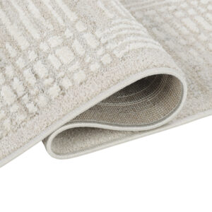 Teppich Trend Beige mit modernen Linien