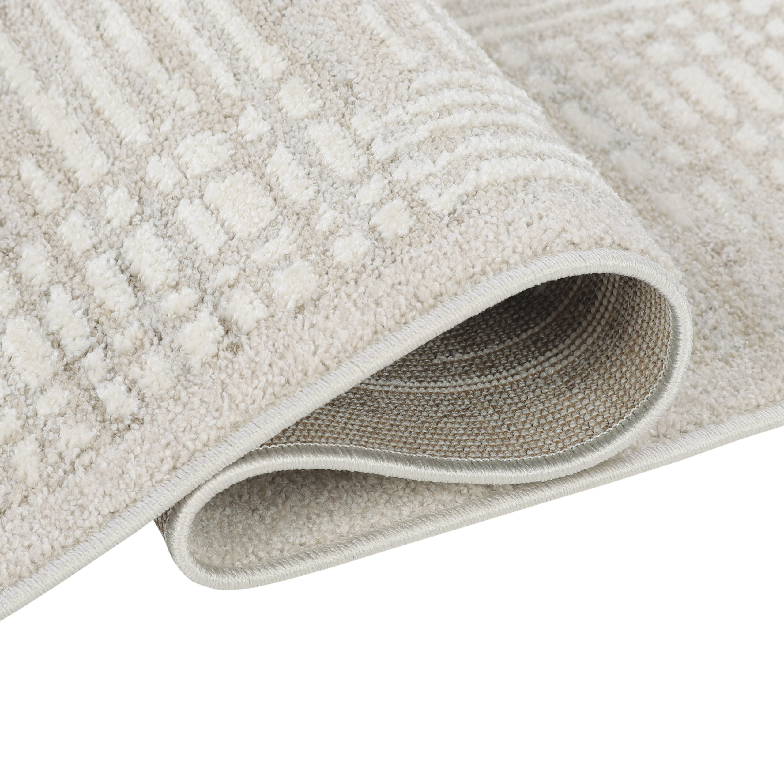Teppich Trend Beige mit modernen Linien