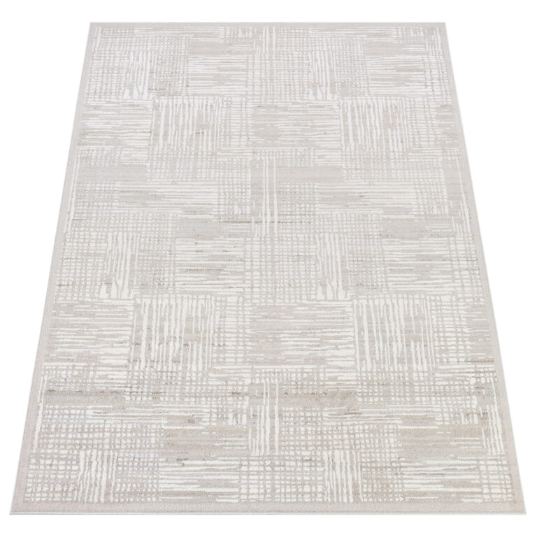 Teppich Trend Beige mit modernen Linien