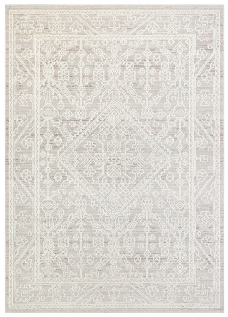 Teppich Trend Beige Rauten Vintage
