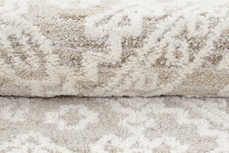 Teppich Trend Beige Rauten Vintage