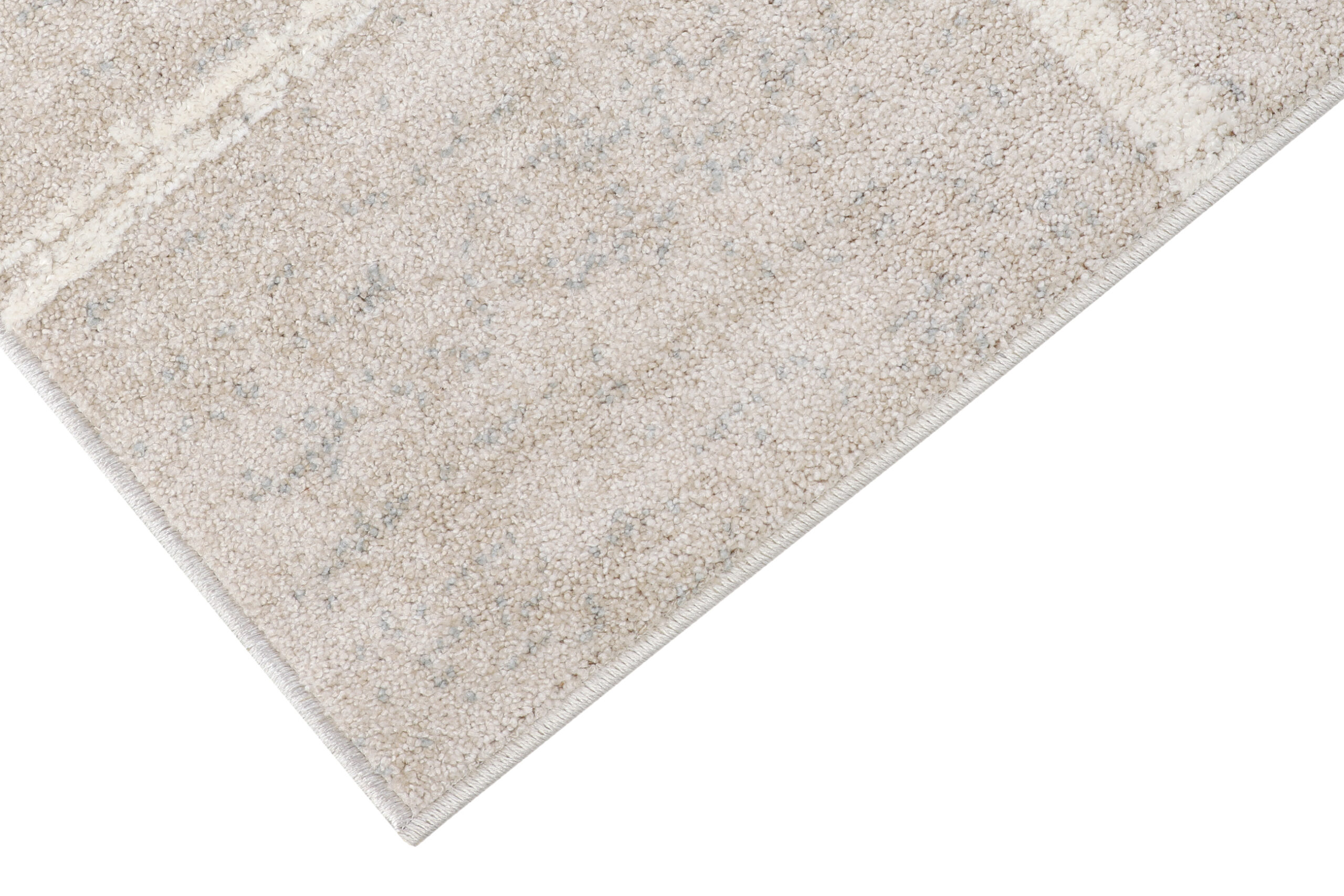 Teppich Trend Grau Beige Geometrisch