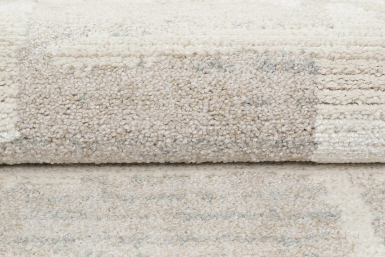 Teppich Trend Grau Beige Geometrisch