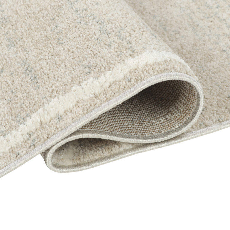 Teppich Trend Grau Beige Geometrisch