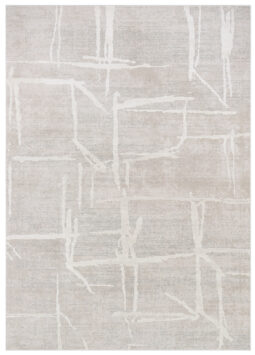 Teppich Trend Grau Beige Geometrisch