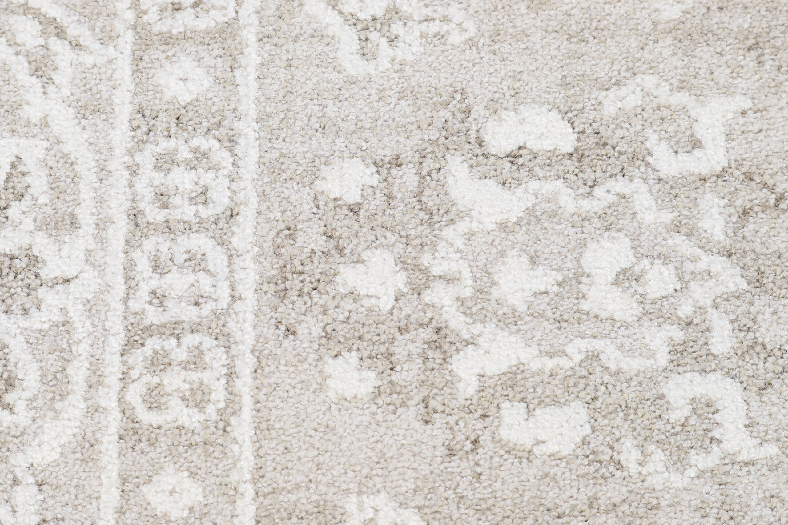 Teppich Trend Beige Blumen Vintage
