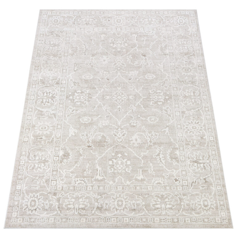 Teppich Trend Beige Blumen Vintage