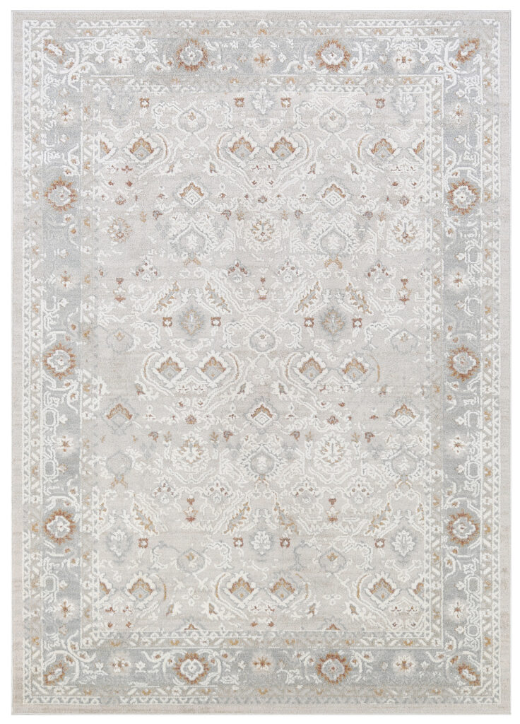 Teppich Trend Creme Beige Blumen Vintage