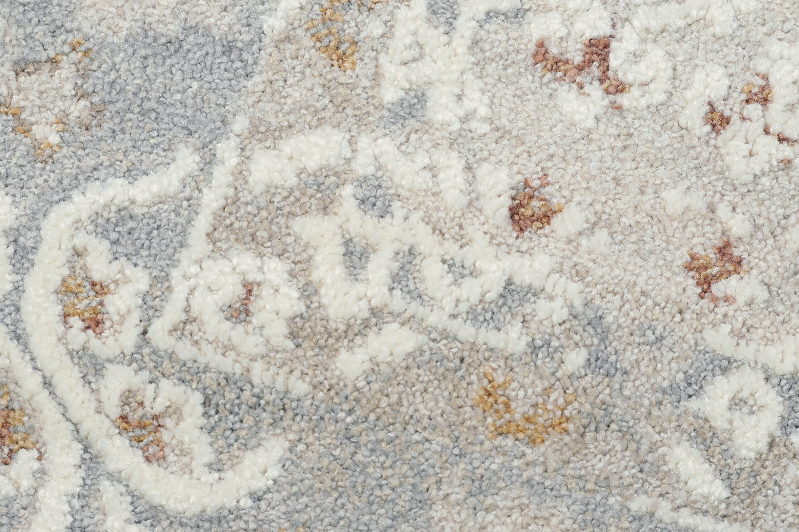 Teppich Trend Creme Beige Blumen Vintage