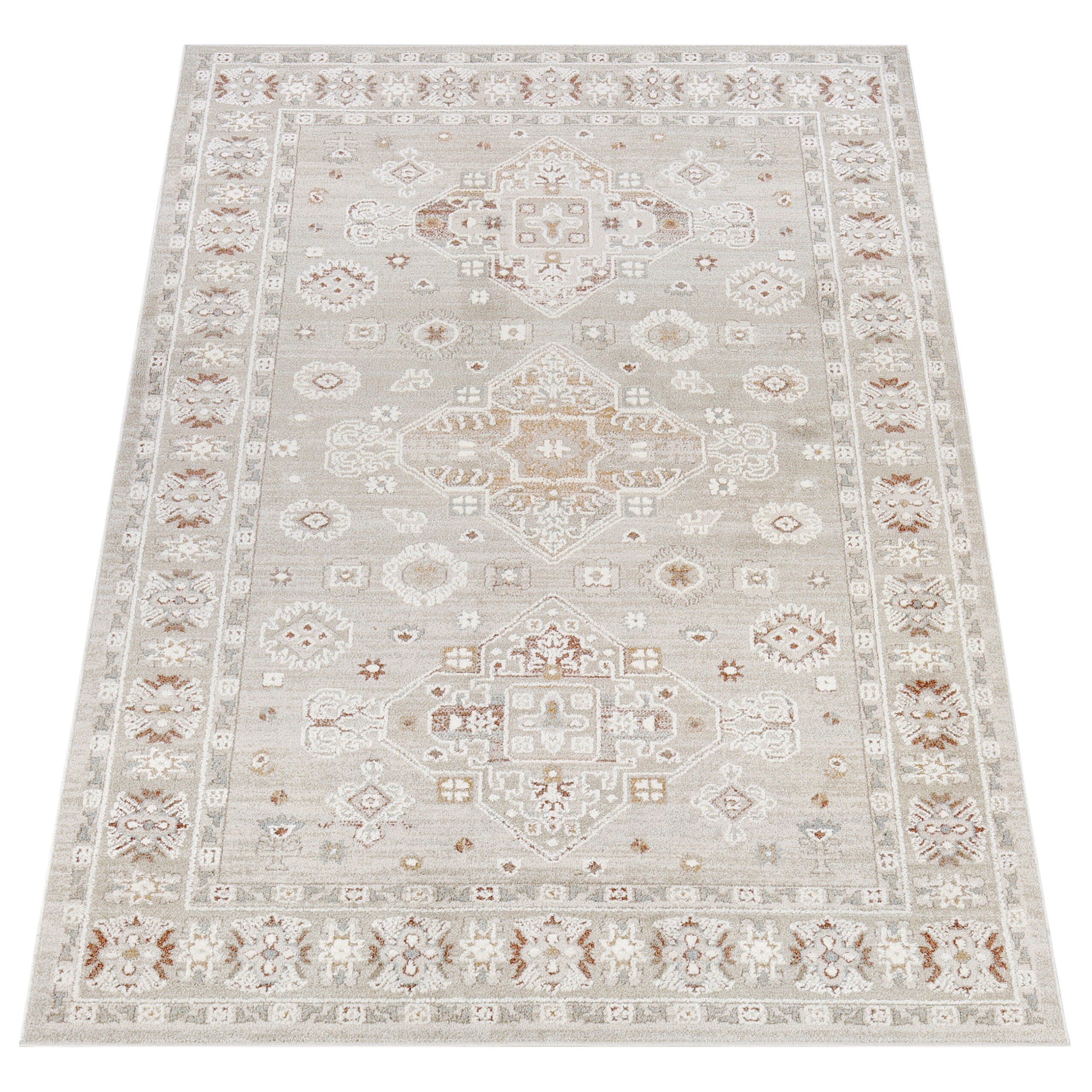 Teppich Trend Creme Braun Orient-Muster
