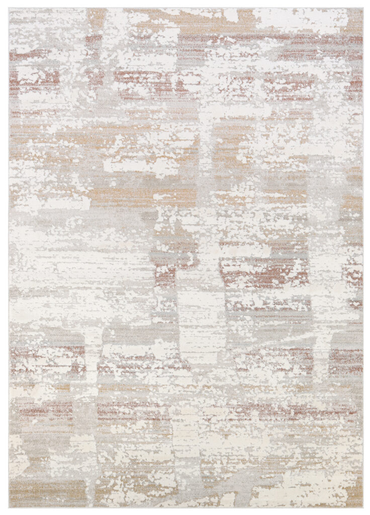 Teppich Trend Beige Grau Creme Abstrakt