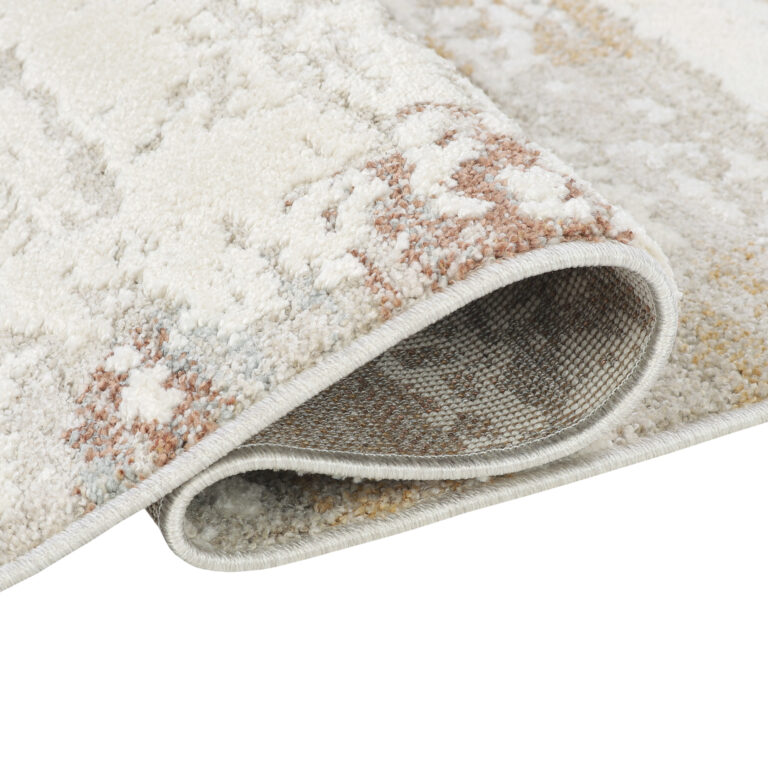 Teppich Trend Beige Grau Creme Abstrakt