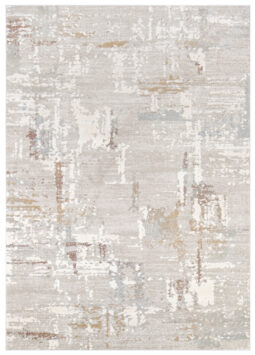Teppich Trend Creme Braun Abstrakt