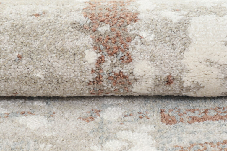 Teppich Trend Creme Braun Abstrakt