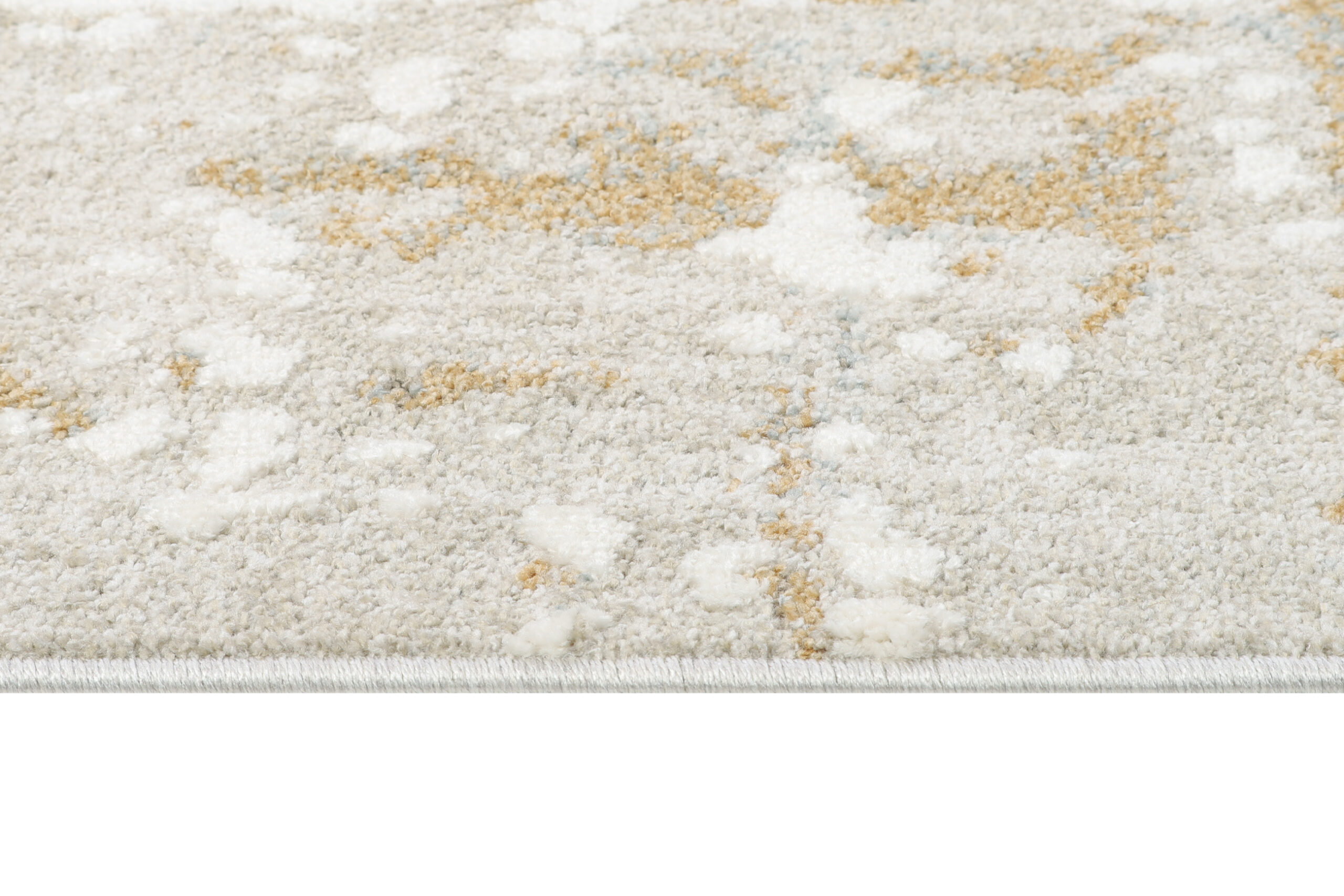 Teppich Trend Creme Braun Abstrakt