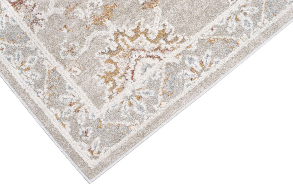 Teppich Trend Beige Creme Blumen Vintage
