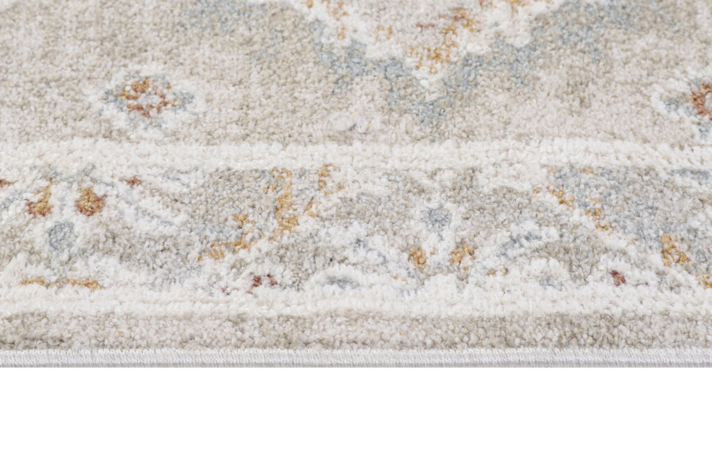 Teppich Trend Beige Creme Blumen Vintage