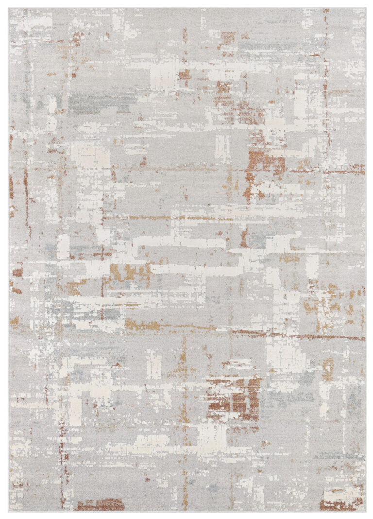 Teppich Trend Grau Creme Abstrakt