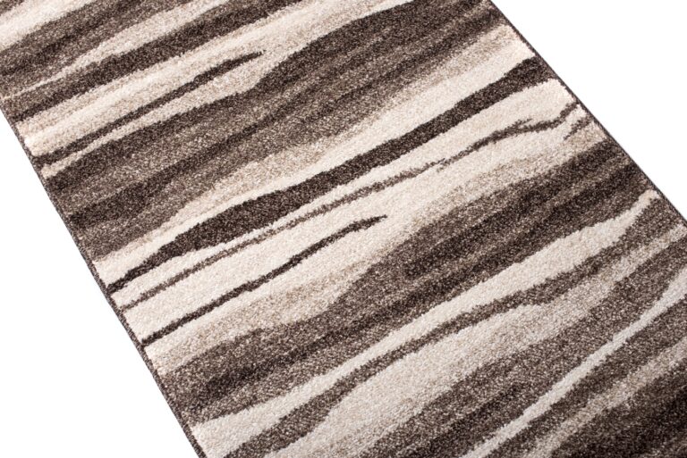 Teppichläufer Sari Hellbraun Beige Abstrakt Meterware