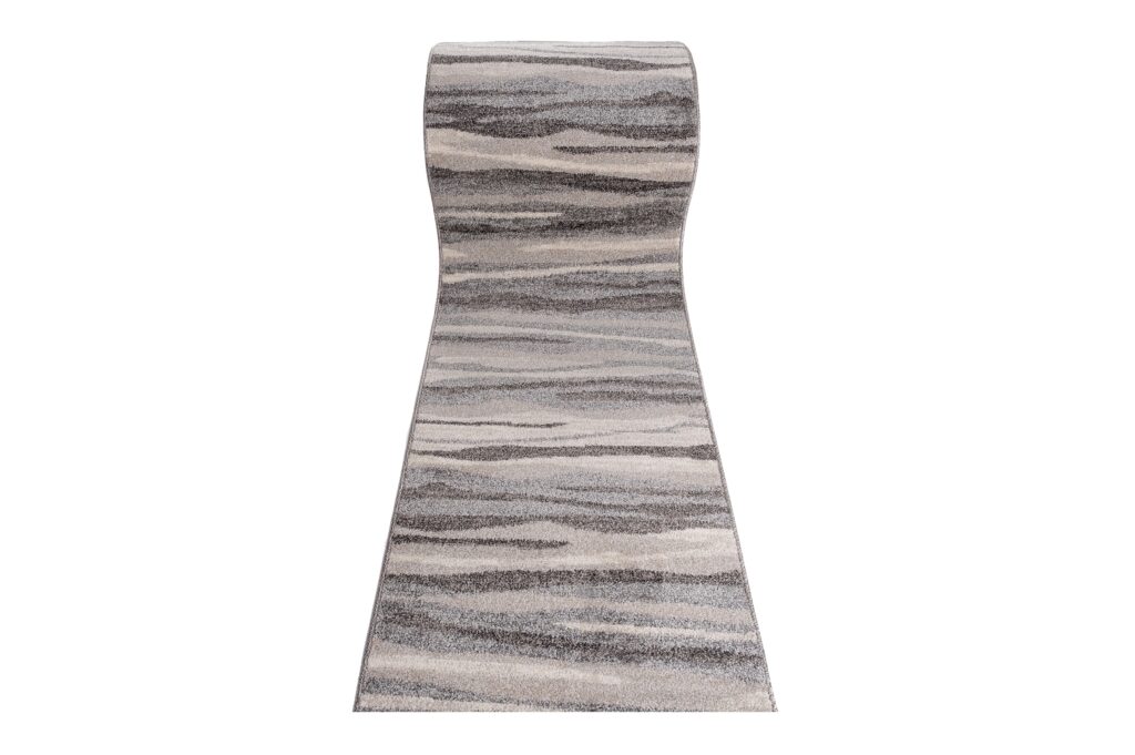 Teppichläufer Sari Grau Beige Abstrakt Meterware