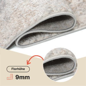Teppich Valley Grau Fuchsrot Vintage Ornamente