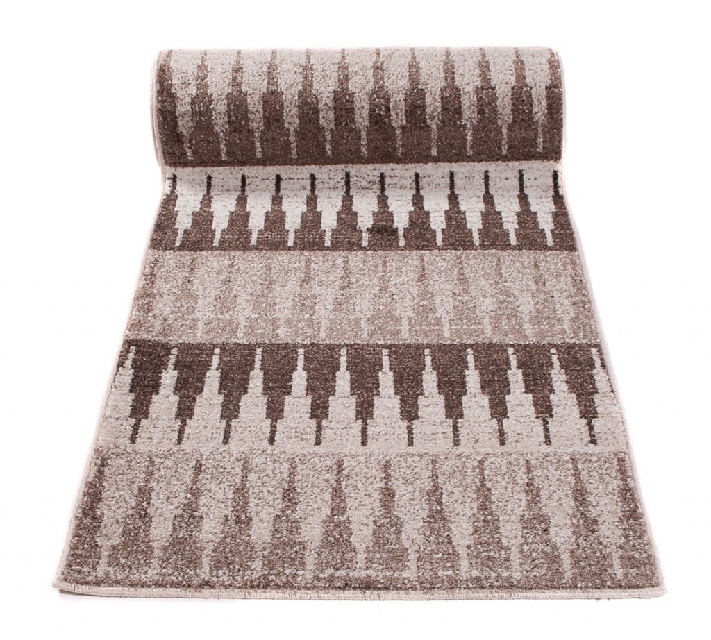 Teppichläufer Sari Beige Geometrisch Meterware