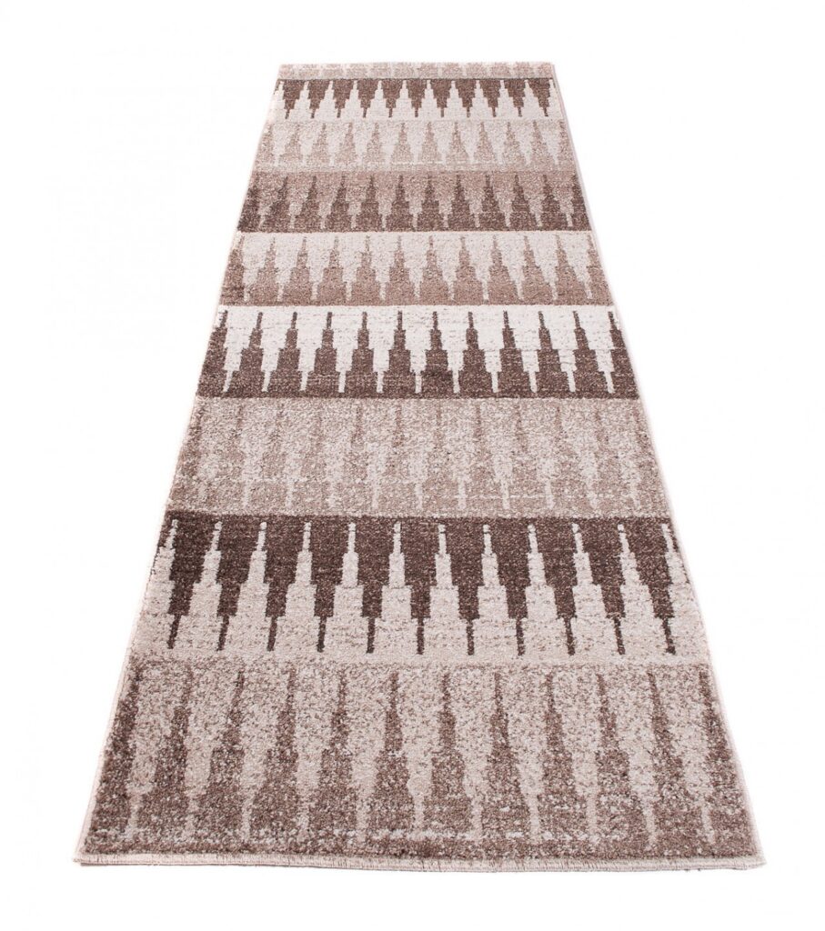 Teppichläufer Sari Beige Geometrisch Meterware