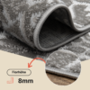 Teppich Ares Dunkelgrau Vintage Ornamente