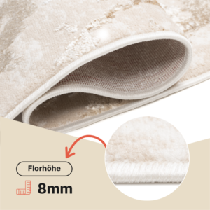 Teppichläufer Crystal Beige Gold Modern
