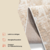 Teppichläufer Crystal Braun Gold Abstrakt
