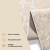 Teppichläufer Crystal Beige Gold Zickzack
