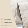 Teppichläufer Crystal Beige Braun Blätter
