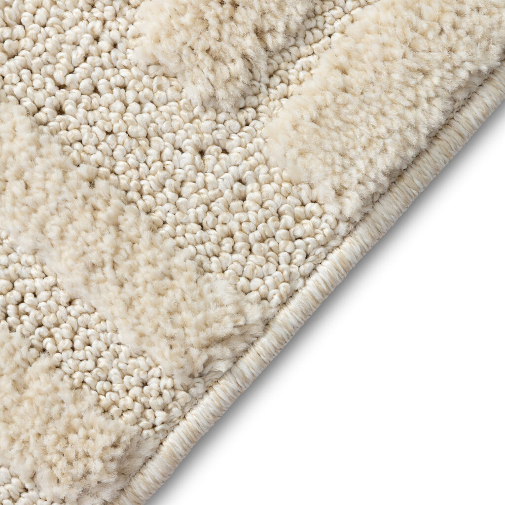 Teppich Linea 3D Creme Patchwork