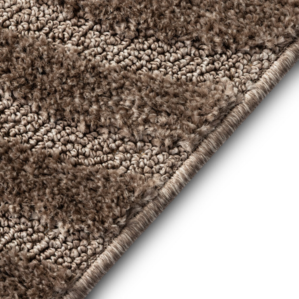 Teppich Linea 3D Taupe Wellen