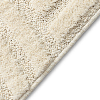 Teppich Linea 3D Creme Wellen