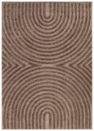 Teppich Linea 3D Taupe Bögen