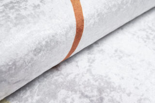 Teppich Toscana Grau Gold Linien