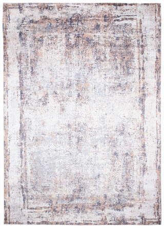Teppich Toscana Grau Rostrot Vintage-Look