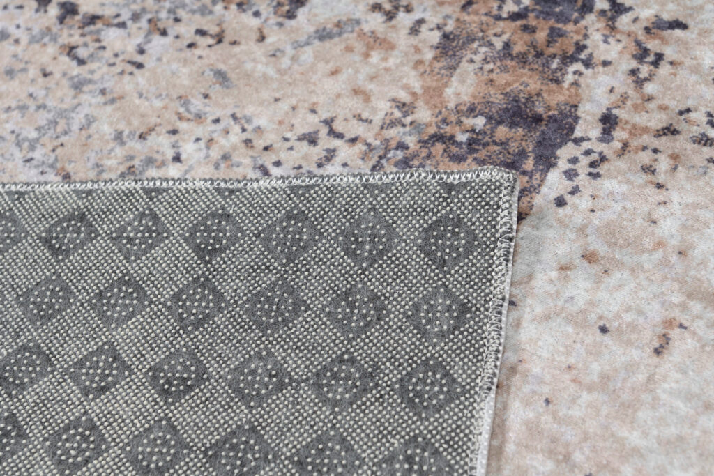 Teppich Toscana Grau Rostrot Vintage-Look