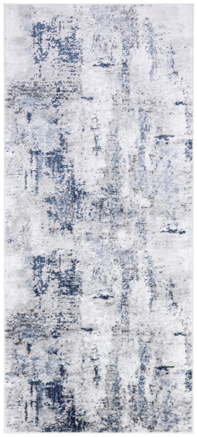 Teppichläufer Sky Creme Blau Abstrakt 3D