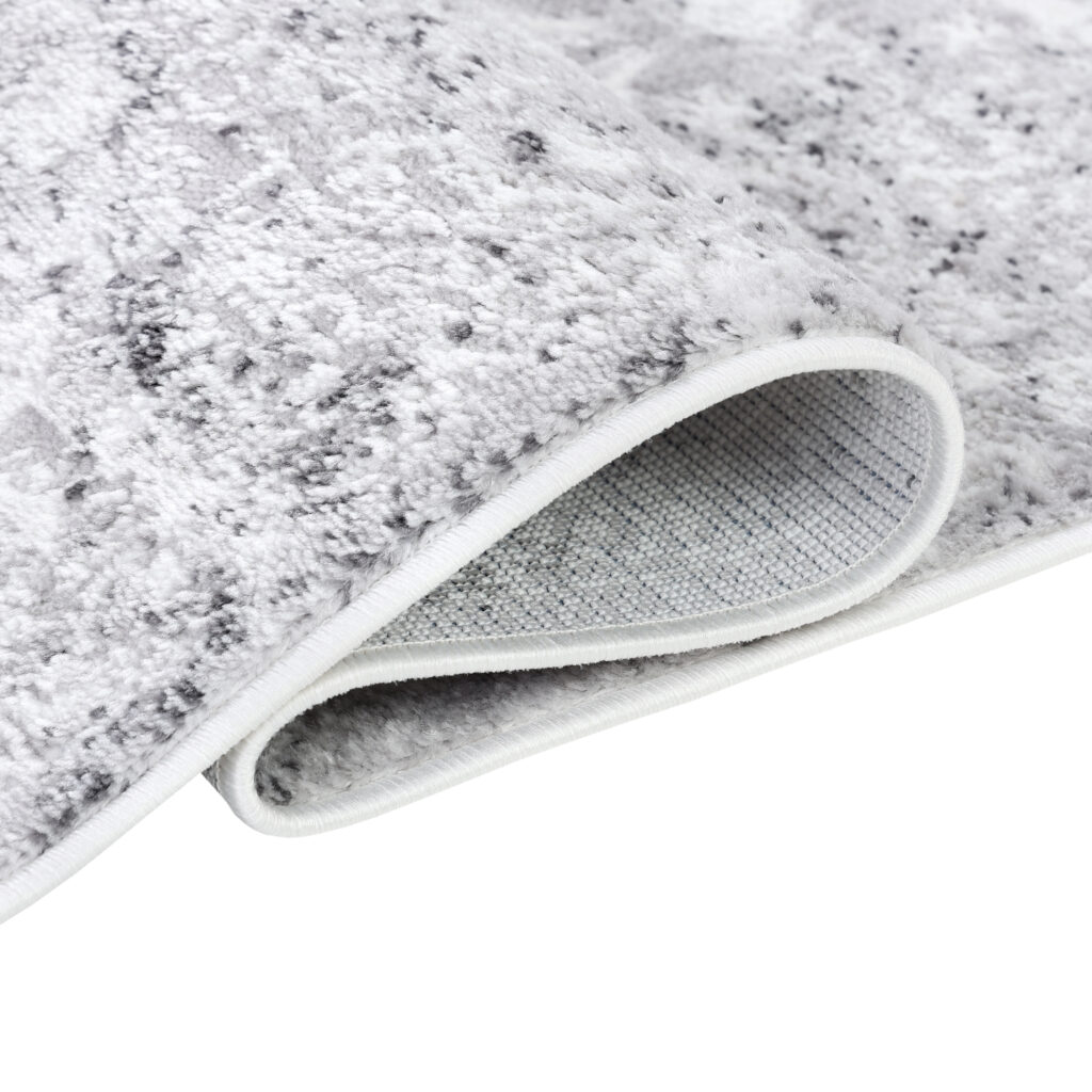 Teppichläufer Sky Creme Grau Abstrakt 3D