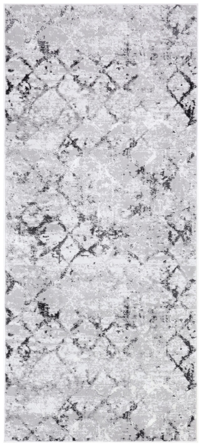 Teppichläufer Sky Grau Geometrisch 3D